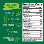 Ginger Greens Nutritional Ingredients