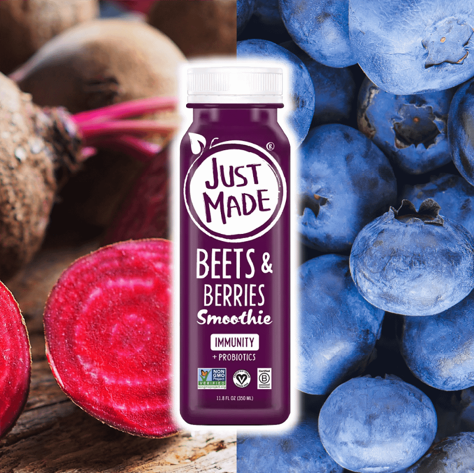 BEETS & BERRIES PROBIOTIC SMOOTHIE Just Made