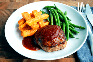 Healthy Gourmet BBQ Turkey Burger