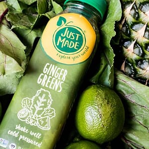 Just Made Ginger Greens Juice