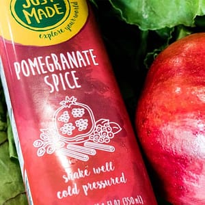 Just Made Pomegranate Spice Juice