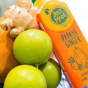 Just Made Papaya Ginger Juice